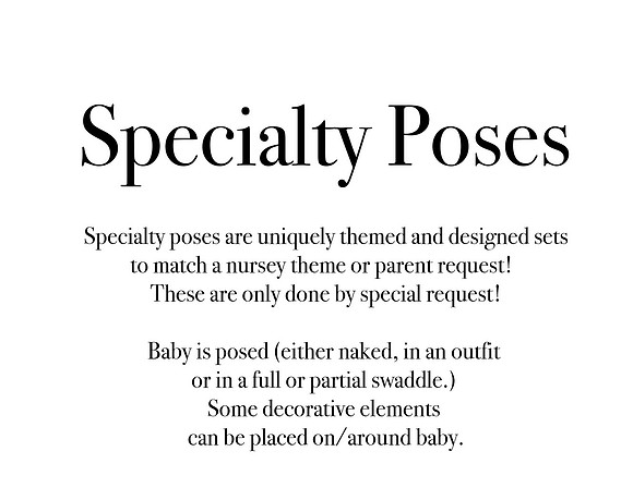 specialty Poses
