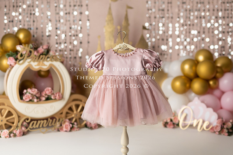 "cake smash photographer Ramona", "first birthday photographer", "princess cake smash", "luxe cake smash", "baby milestone photography", "San Diego cake smash photographer", "first birthday photos", "custom cake smash set", "baby portrait session", "princess birthday photos", "one year old photos", "client closet outfits", "first birthday celebration"