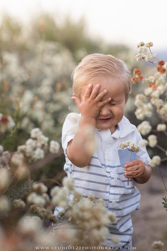Outdoor maternity photography session in Ramona, CA featuring an expectant mother, father, and young children during golden hour with natural family portraits, pregnancy photos, and scenic Southern California landscapes by Studio 120 Photography.